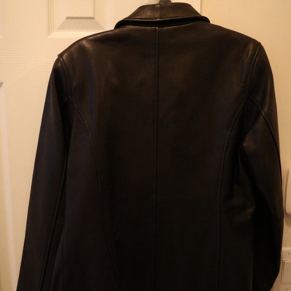 Liz Claiborne Leather Jacket - Picture 3 of 3